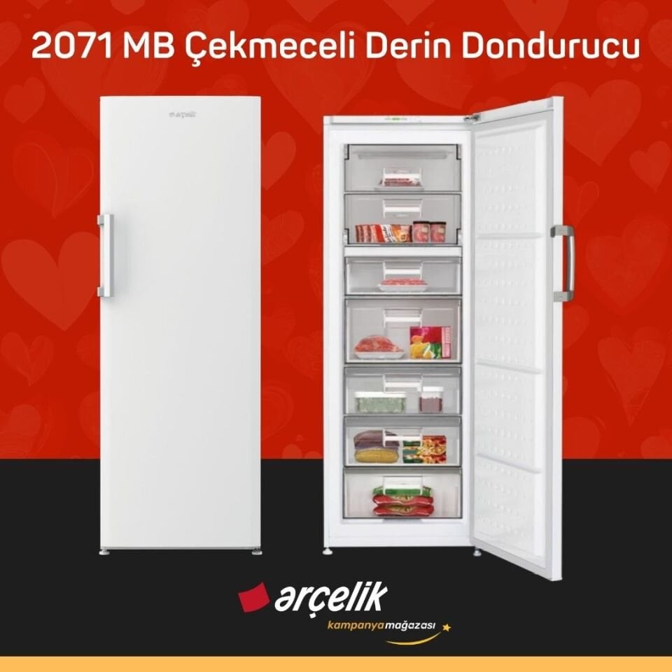 ARÇELİK 2071 MB Çekmeceli Derin Dondurucu