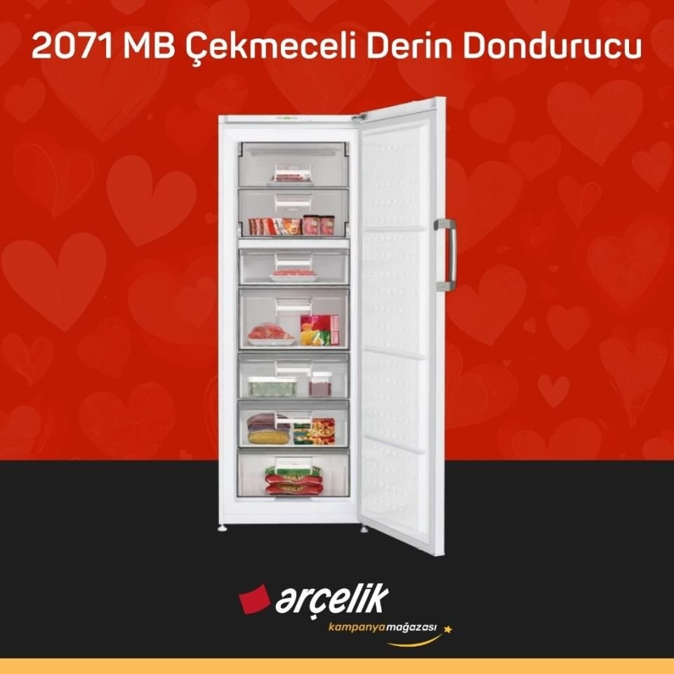 ARÇELİK 2071 MB Çekmeceli Derin Dondurucu