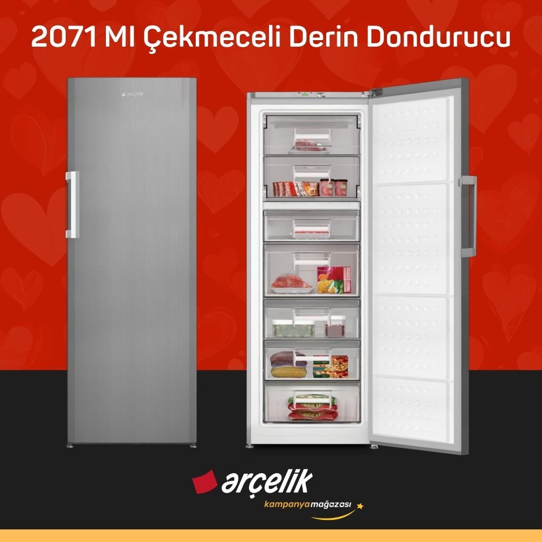 ARÇELİK 2071 MI Çekmeceli Derin Dondurucu
