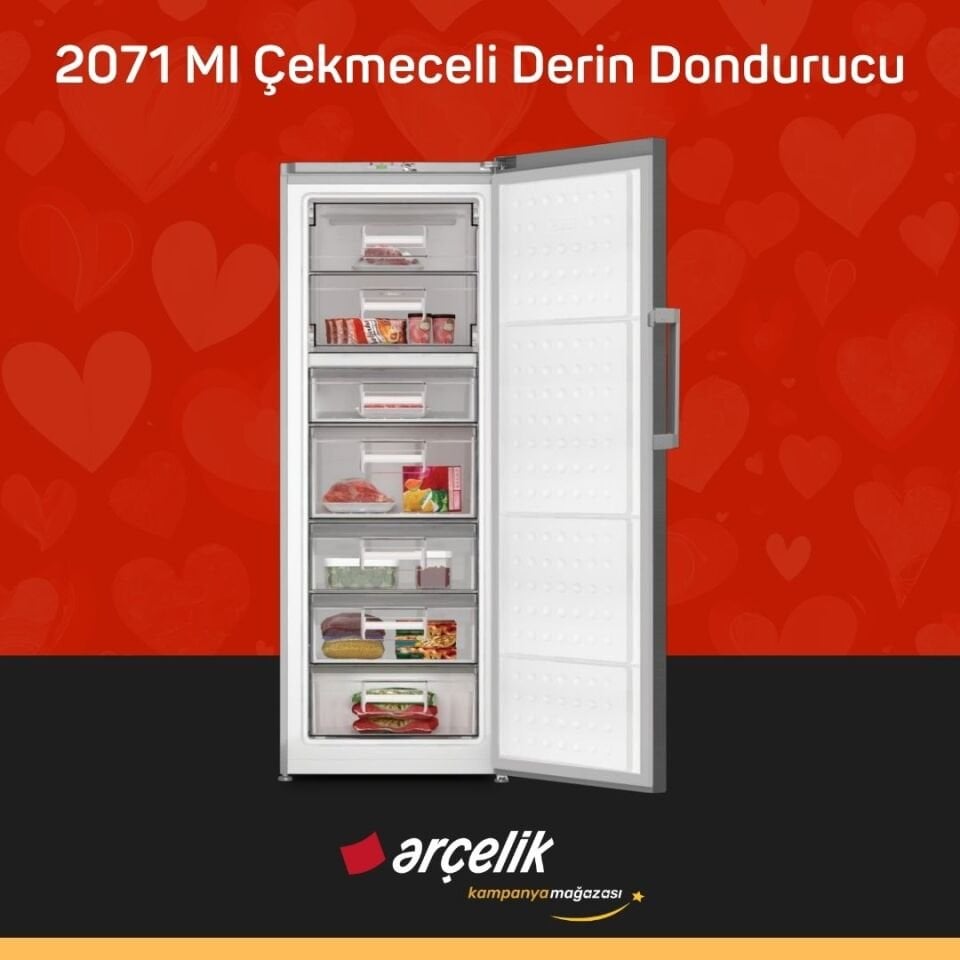 ARÇELİK 2071 MI Çekmeceli Derin Dondurucu