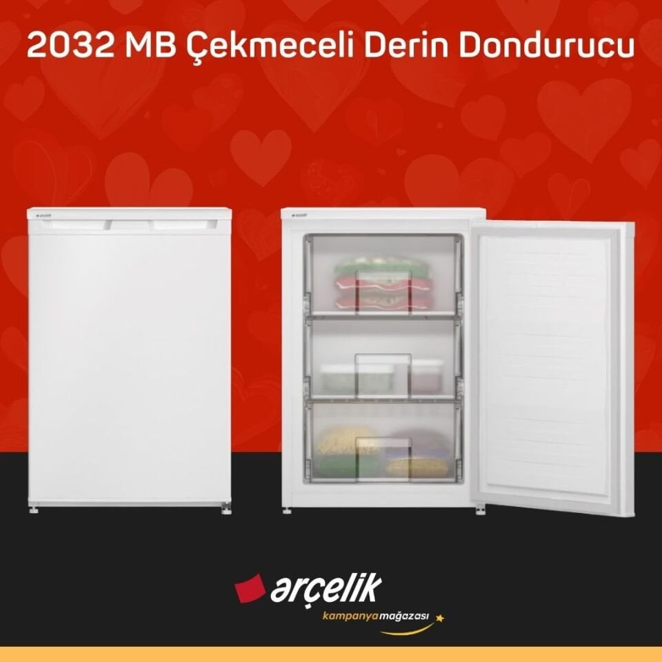 ARÇELİK 2032 MB Çekmeceli Derin Dondurucu
