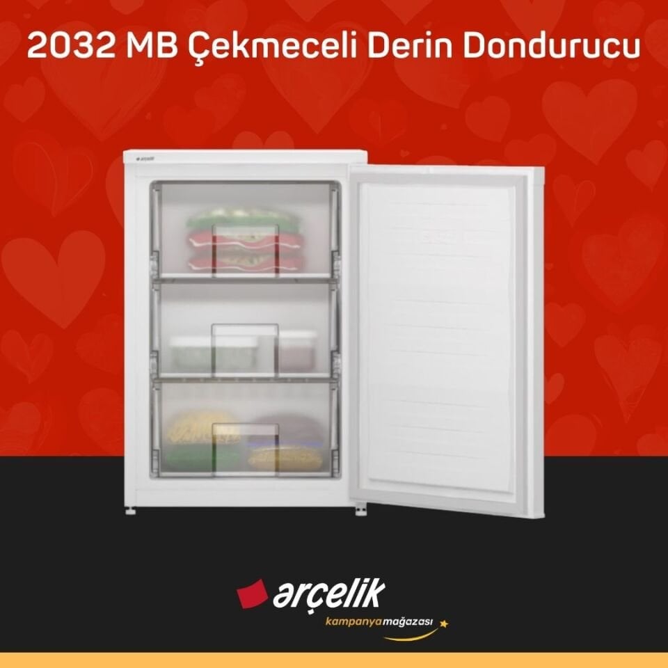ARÇELİK 2032 MB Çekmeceli Derin Dondurucu
