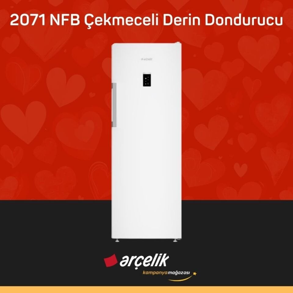ARÇELİK 2071 NFB Çekmeceli Derin Dondurucu