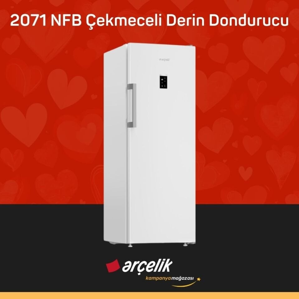 ARÇELİK 2071 NFB Çekmeceli Derin Dondurucu