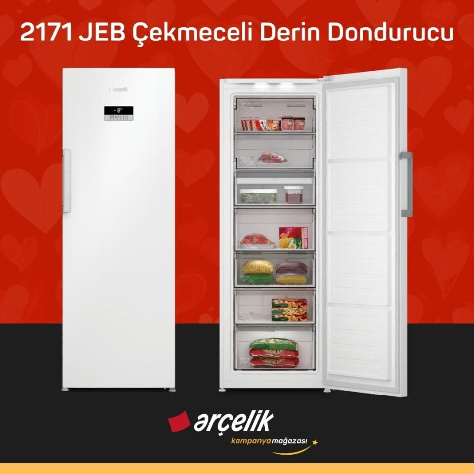 ARÇELİK 2171 JEB Çekmeceli Derin Dondurucu