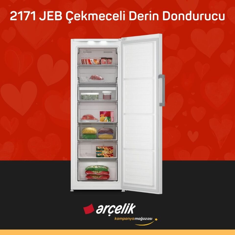 ARÇELİK 2171 JEB Çekmeceli Derin Dondurucu