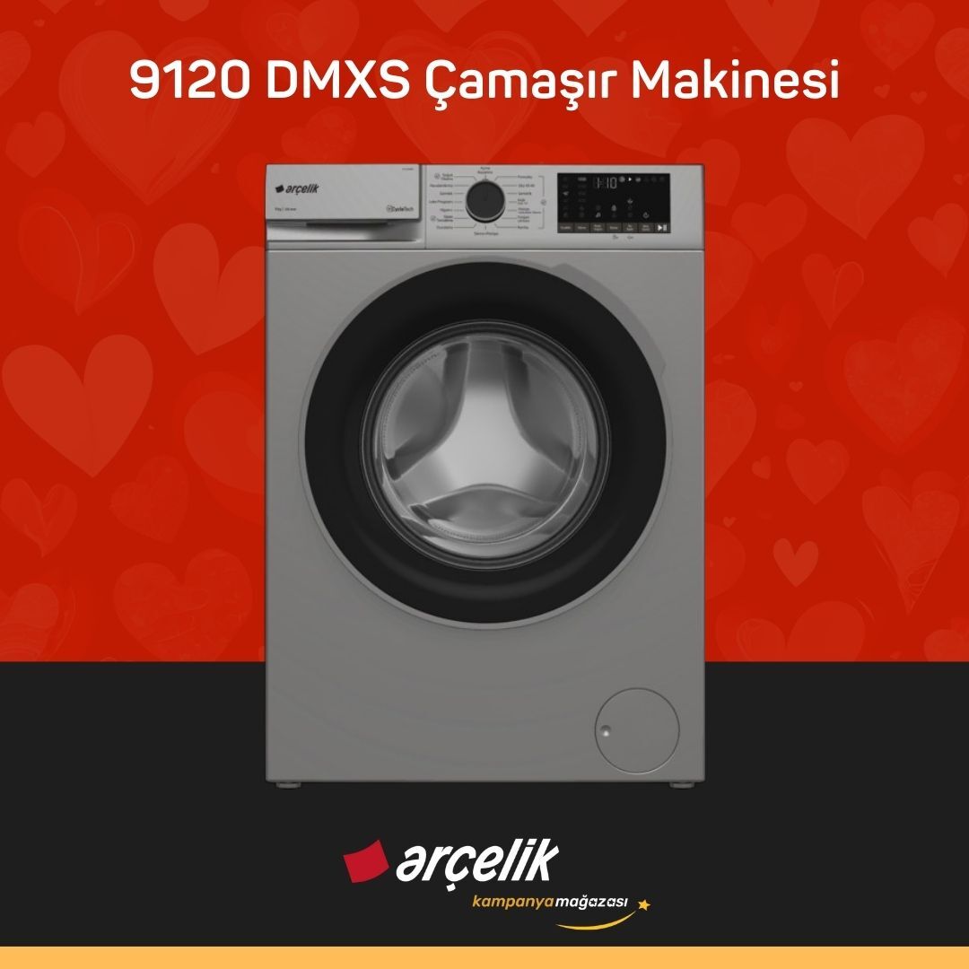 ARÇELİK 9120 DMXS Çamaşır Makinesi