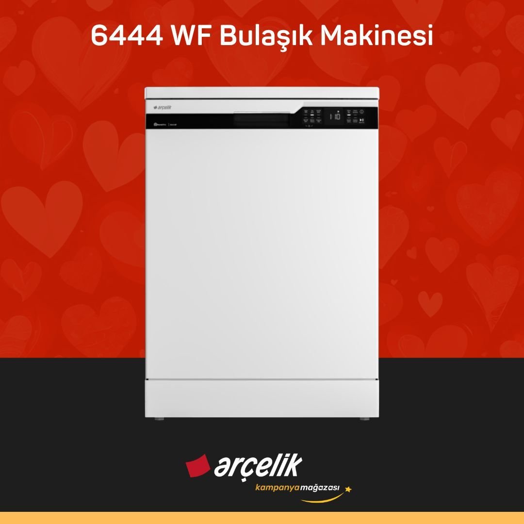 ARÇELİK 6444 WF Bulaşık Makinesi