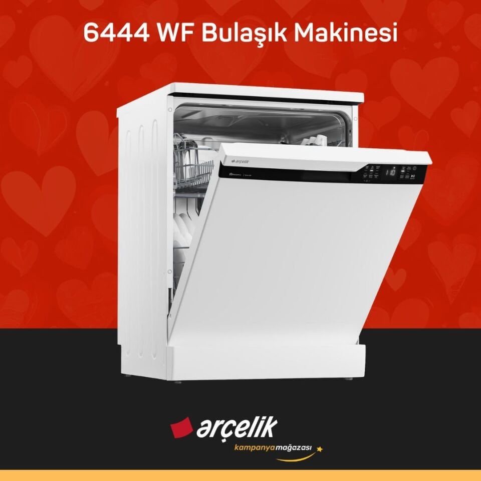 ARÇELİK 6444 WF Bulaşık Makinesi