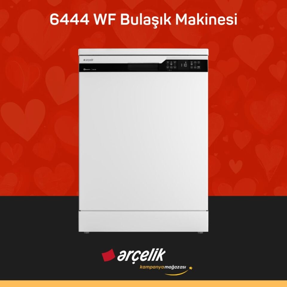 ARÇELİK 6444 WF Bulaşık Makinesi