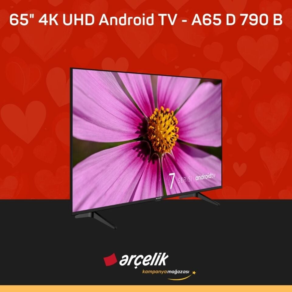 ARÇELİK 65'' 4K UHD Android TV - A65 D 790 B