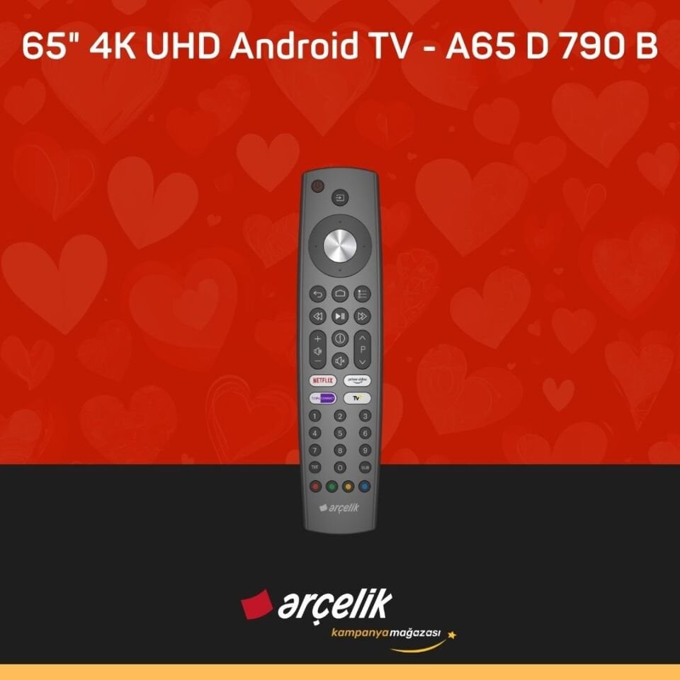 ARÇELİK 65'' 4K UHD Android TV - A65 D 790 B