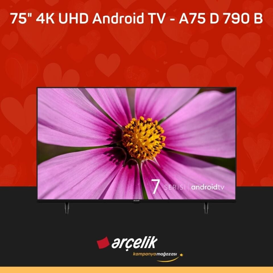 ARÇELİK 75'' 4K UHD Android TV - A75 D 790 B