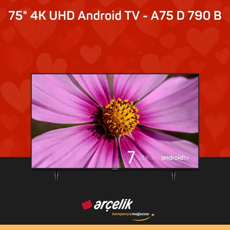 ARÇELİK 75'' 4K UHD Android TV - A75 D 790 B