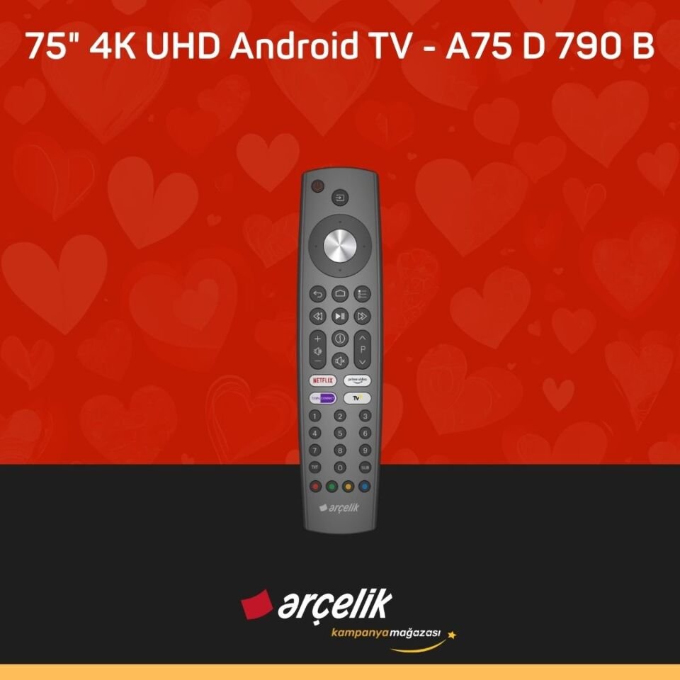 ARÇELİK 75'' 4K UHD Android TV - A75 D 790 B