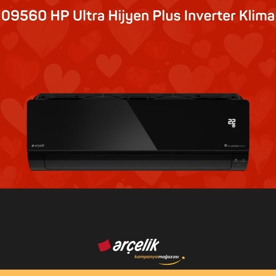 ARÇELİK 09560 HP Ultra Hijyen Plus Prosmart Inverter Klima