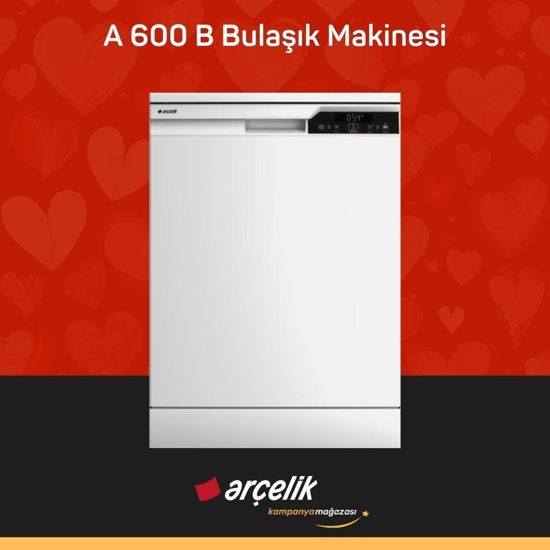 ARÇELİK A 600 B 4 Programlı Bulaşık Makinesi