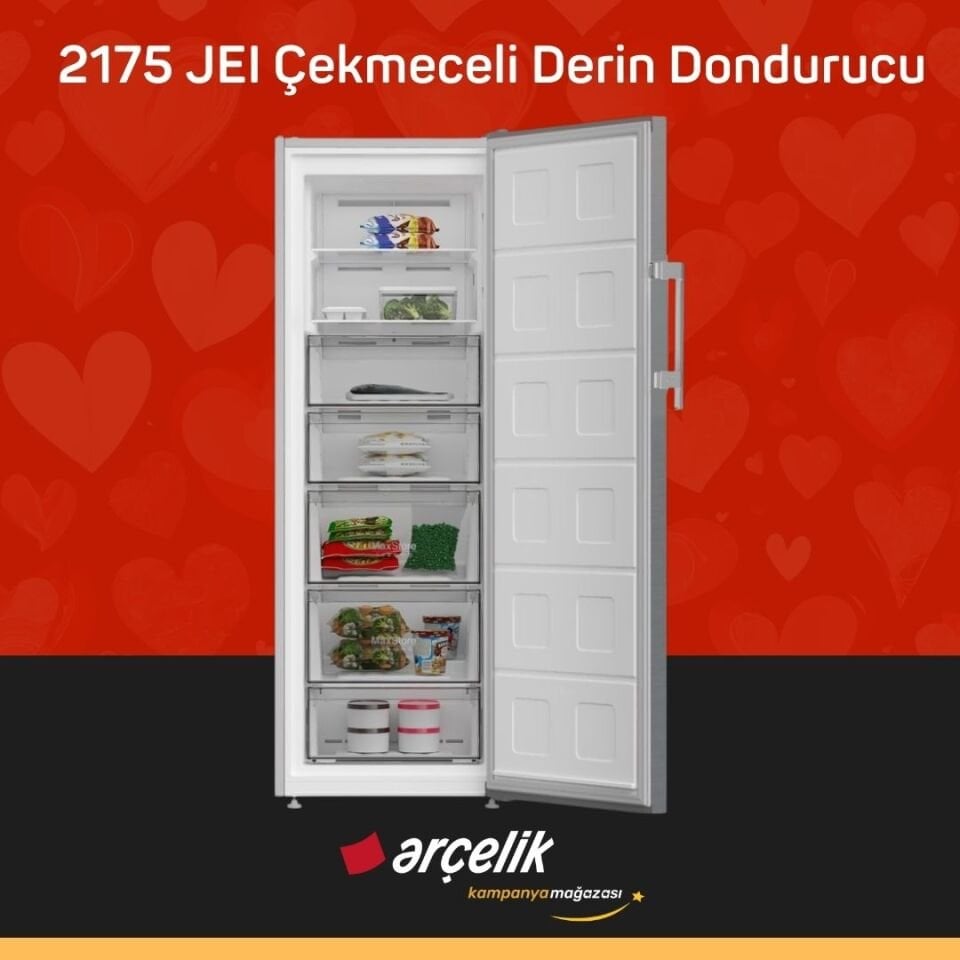 ARÇELİK 2175 JEI Çekmeceli Derin Dondurucu