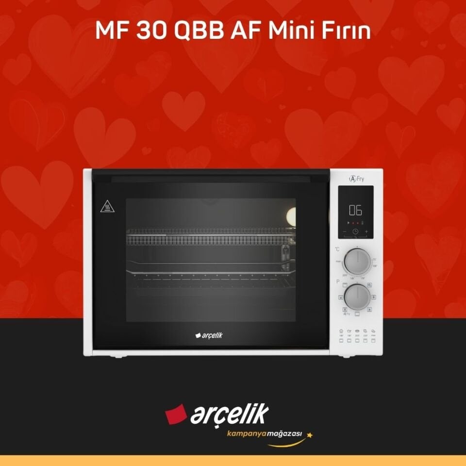 ARÇELİK MF 30 QBB AF Mini Fırın
