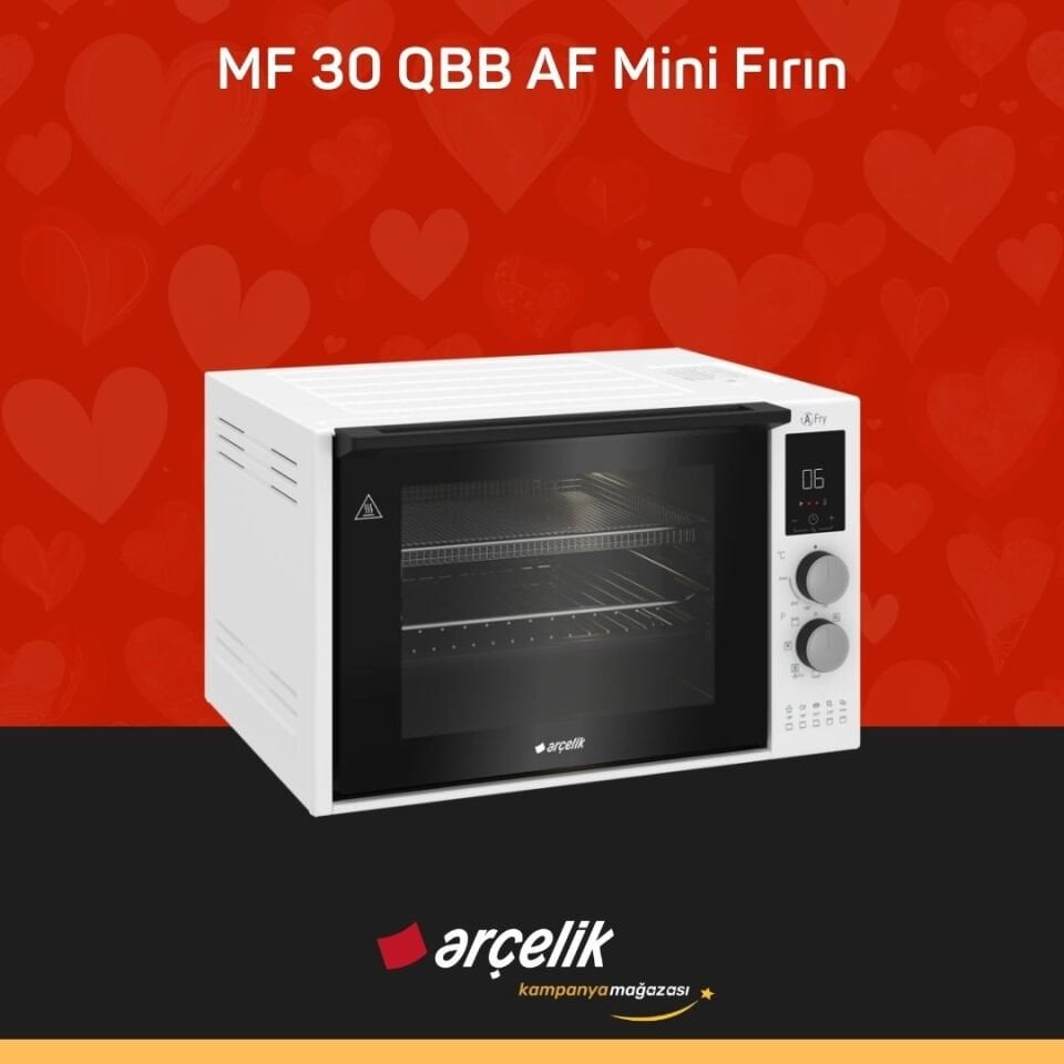 ARÇELİK MF 30 QBB AF Mini Fırın