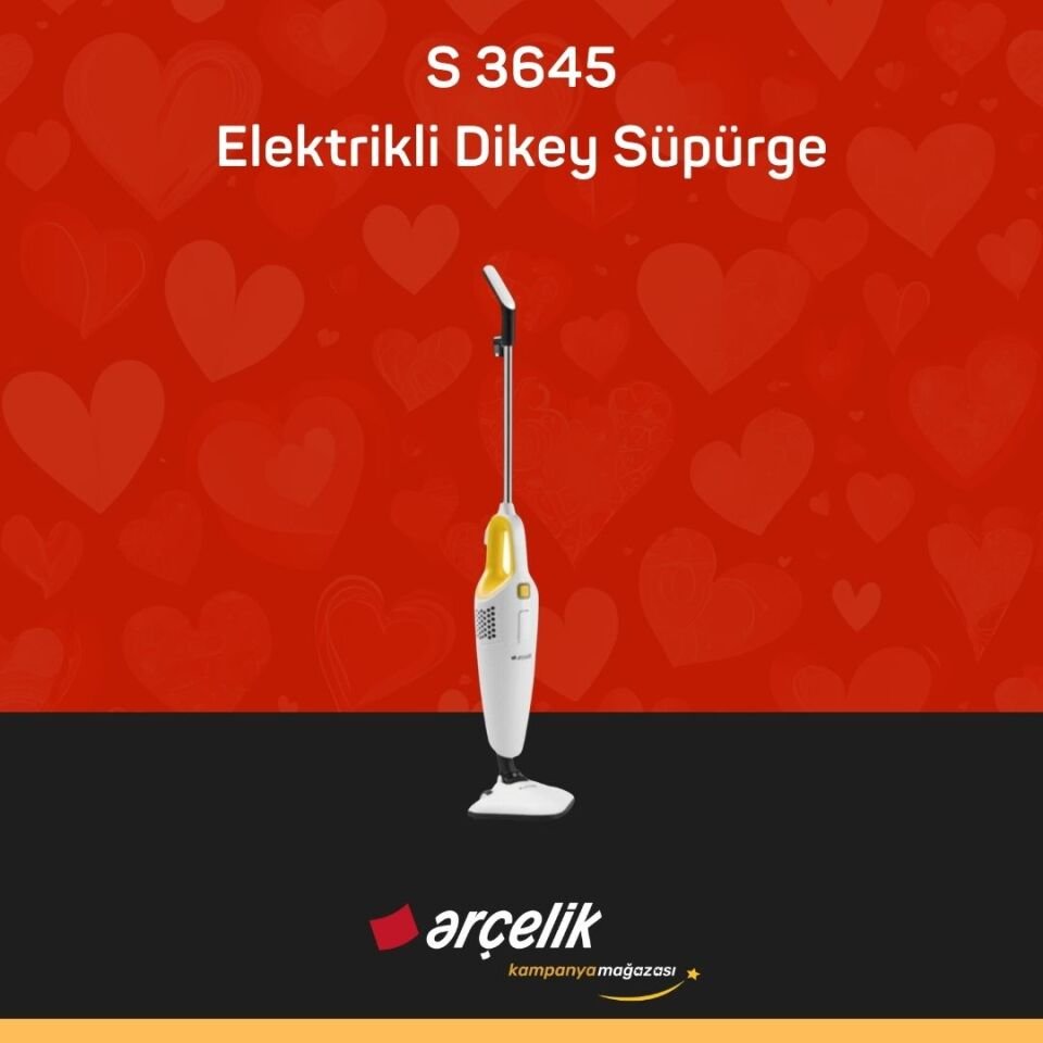 ARÇELİK S 3645 Kablolu Dikey Süpürge