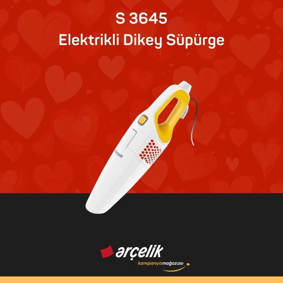 ARÇELİK S 3645 Kablolu Dikey Süpürge