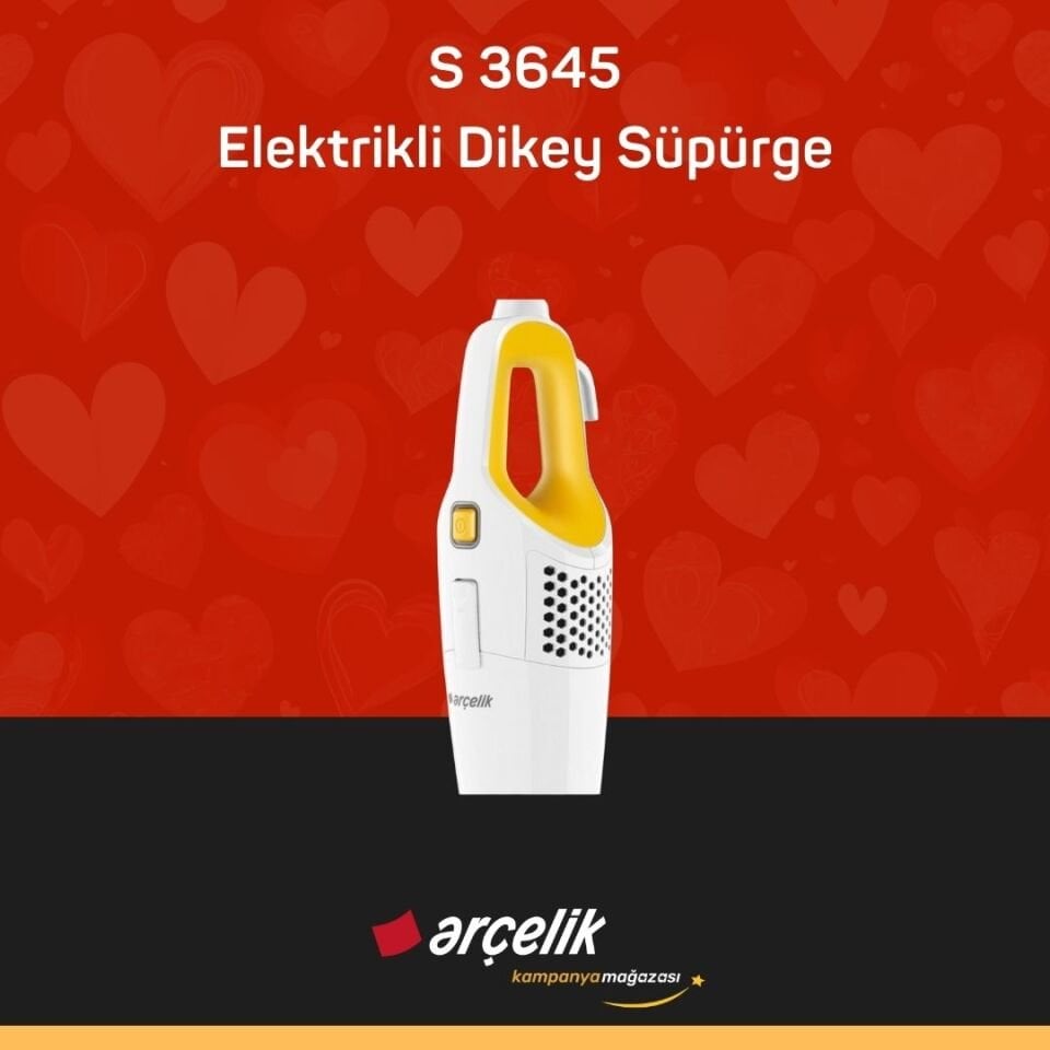 ARÇELİK S 3645 Elektrikli Dikey Süpürge