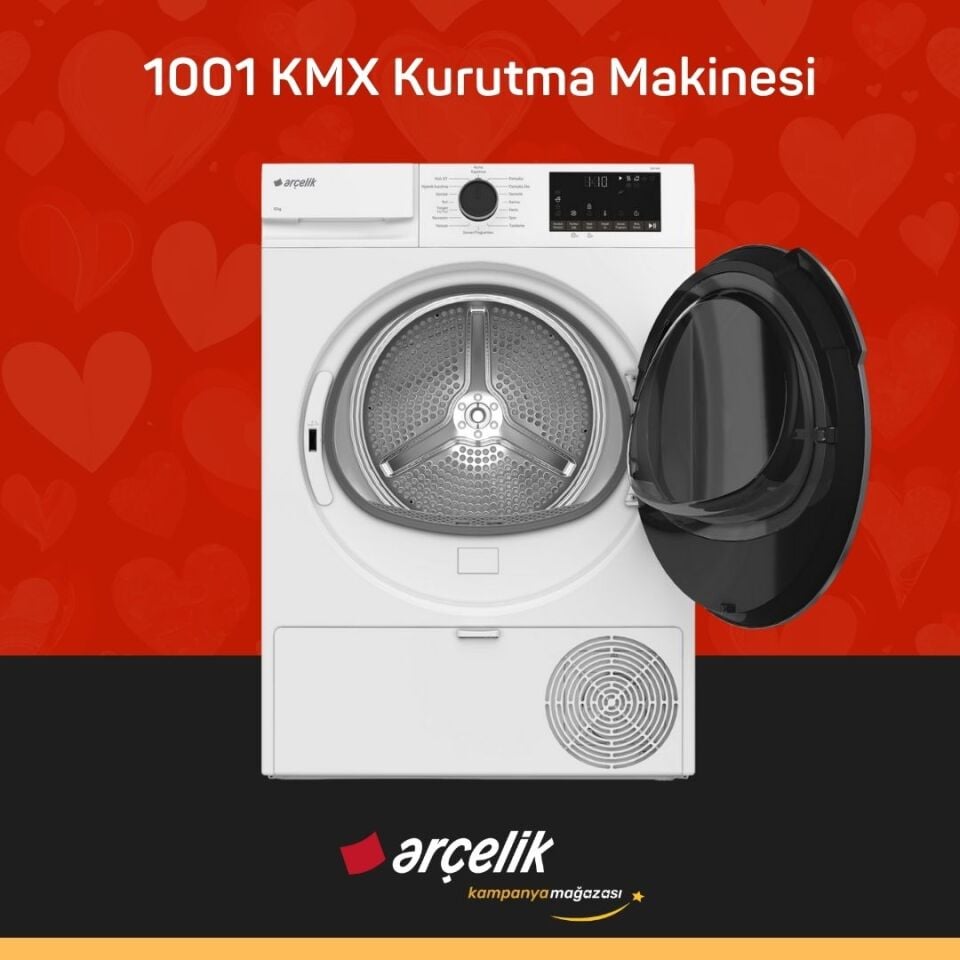 ARÇELİK 1001 KMX 10 Kg Kurutma Makinesi