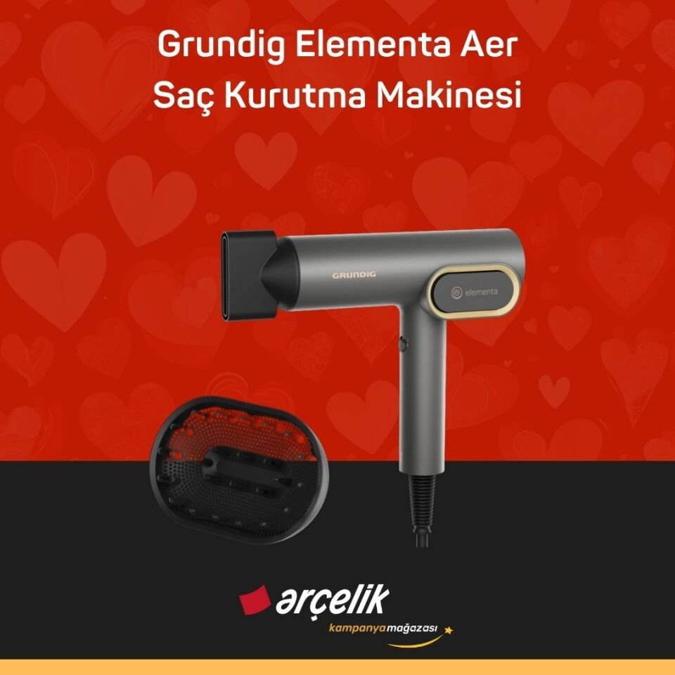 GRUNDIG Elementa Aer Saç Kurutma Makinesi