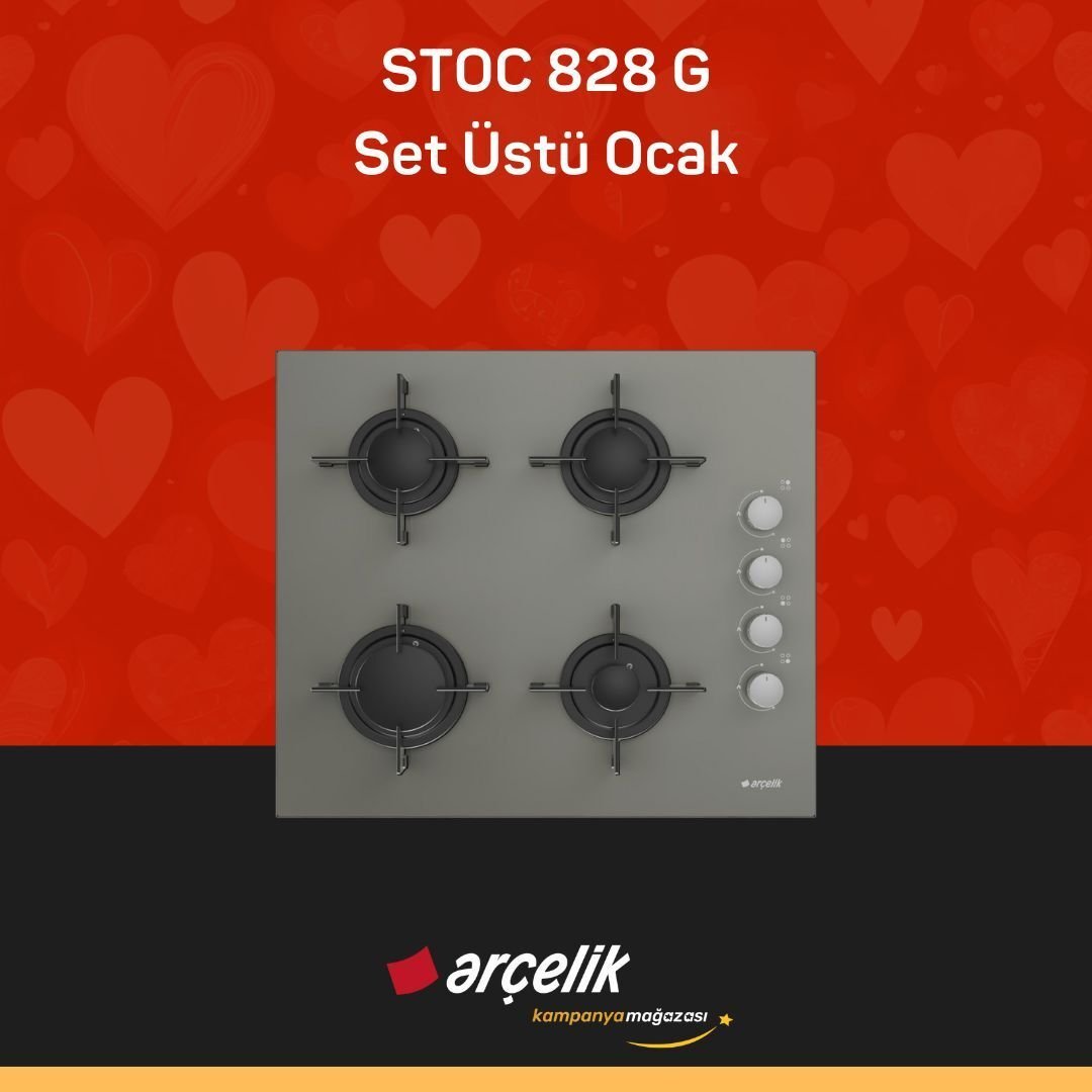 ARÇELİK STOC 828 G Set Üstü Ocak