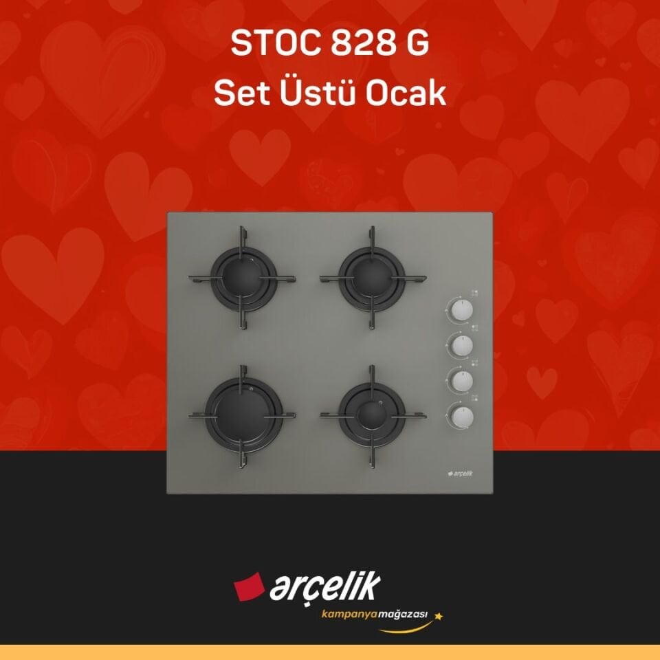 ARÇELİK STOC 828 G Set Üstü Ocak