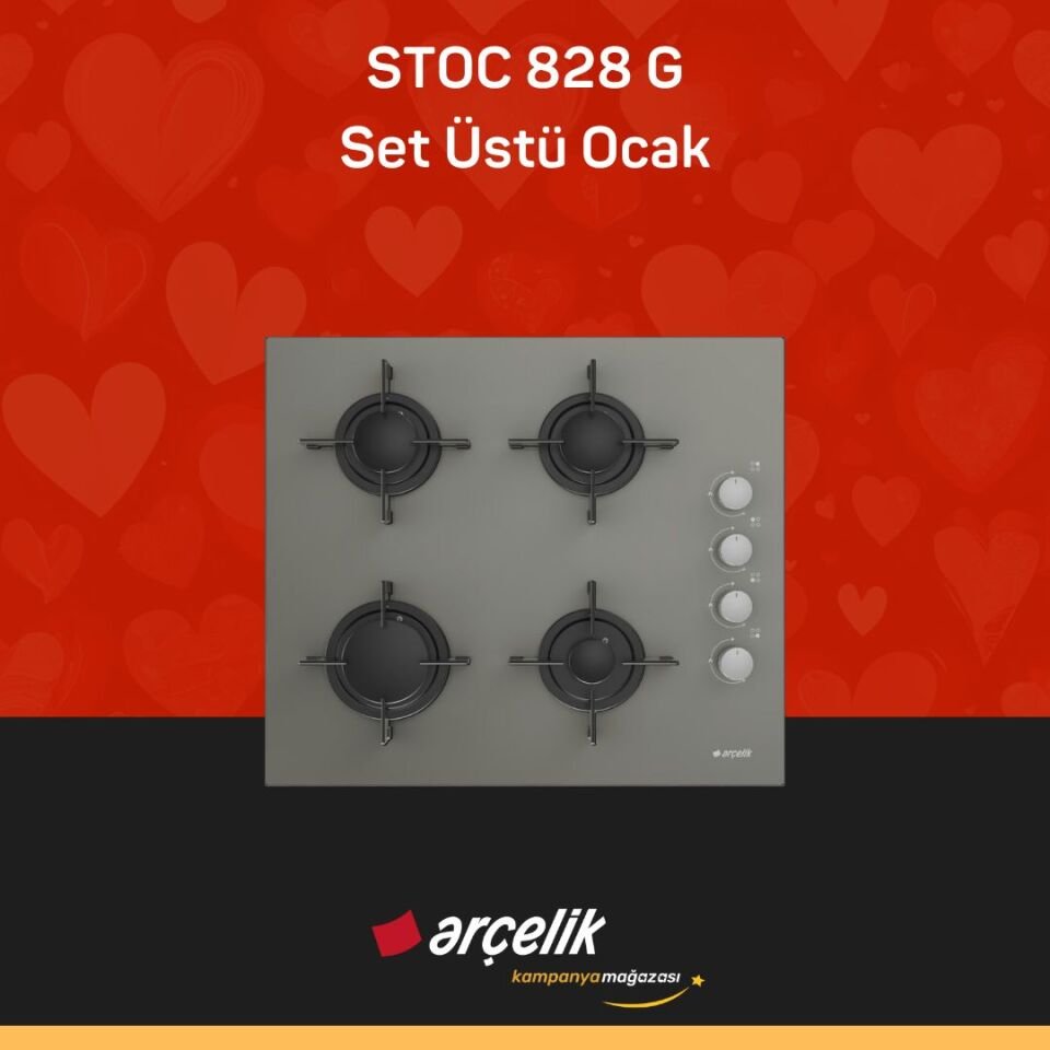 ARÇELİK STOC 828 G Set Üstü Ocak