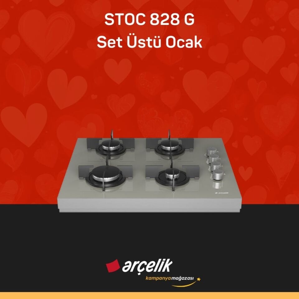 ARÇELİK STOC 828 G Set Üstü Ocak