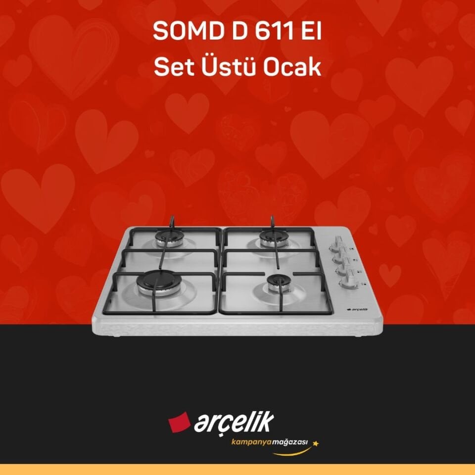 ARÇELİK SOMD D 611 EI Set Üstü Ocak