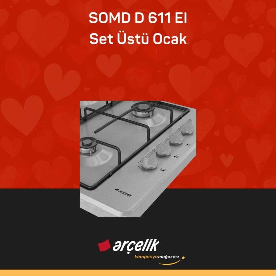 ARÇELİK SOMD D 611 EI Set Üstü Ocak