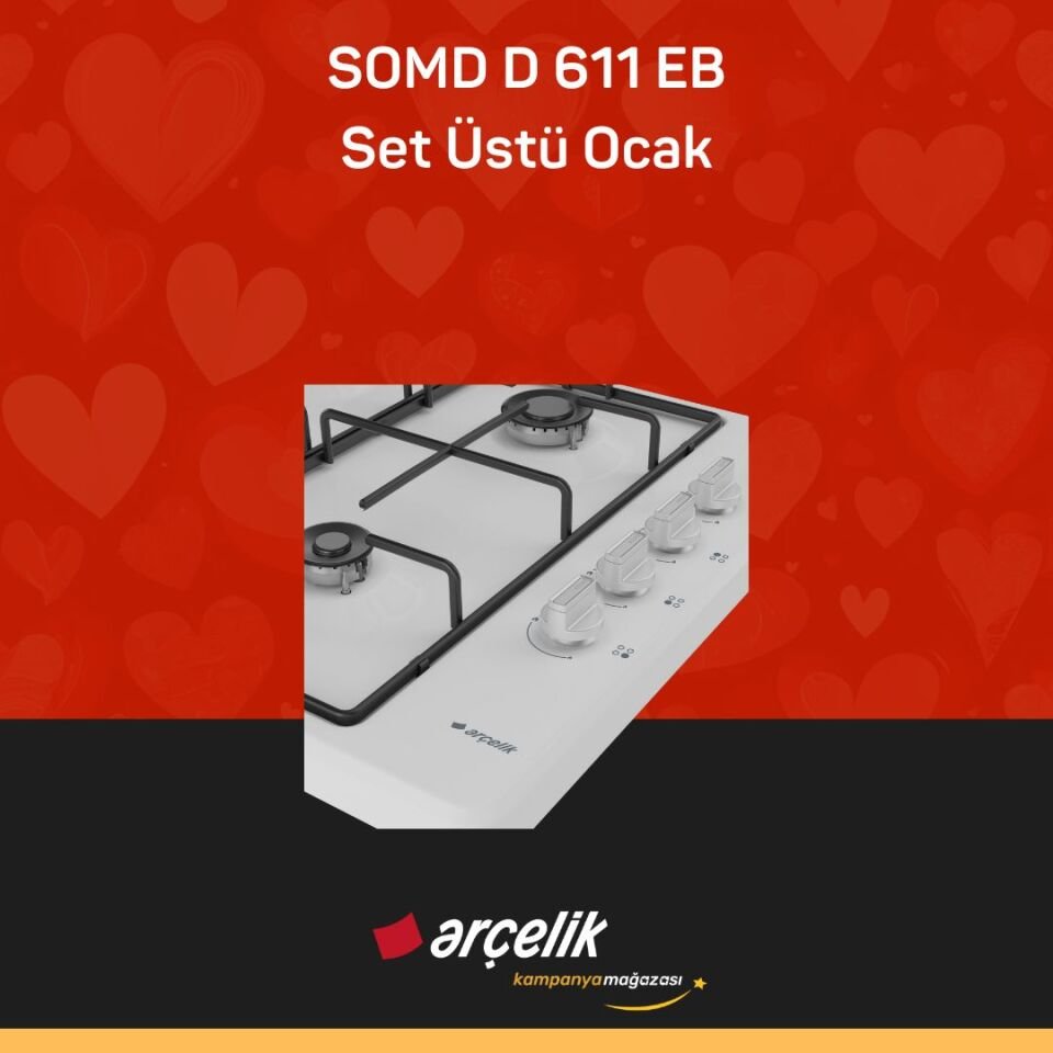 ARÇELİK SOMD D 611 EB Set Üstü Ocak
