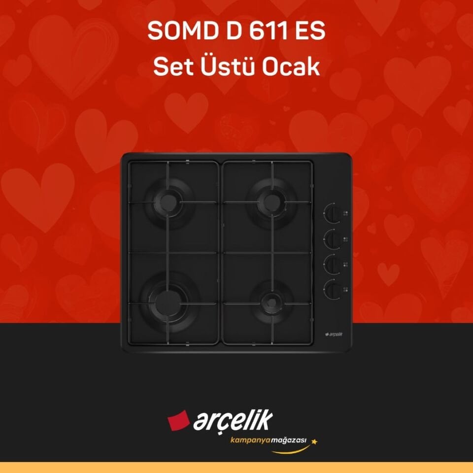 ARÇELİK SOMD D 611 ES Set Üstü Ocak
