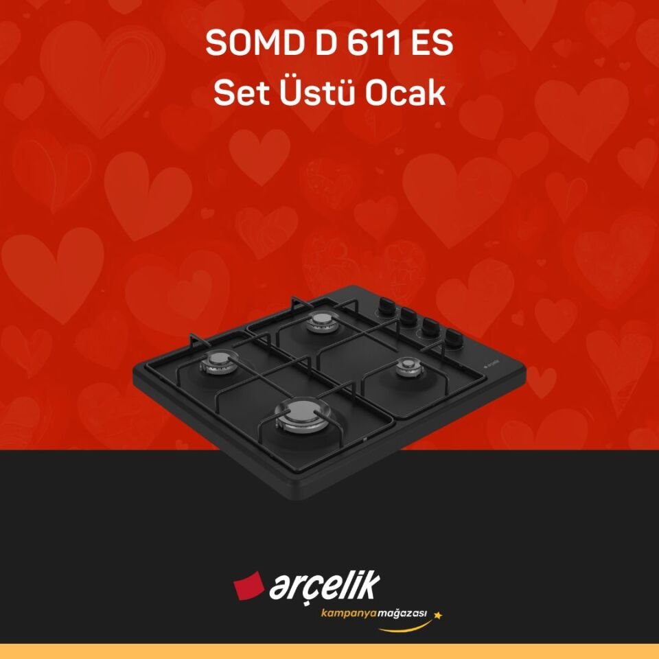 ARÇELİK SOMD D 611 ES Set Üstü Ocak