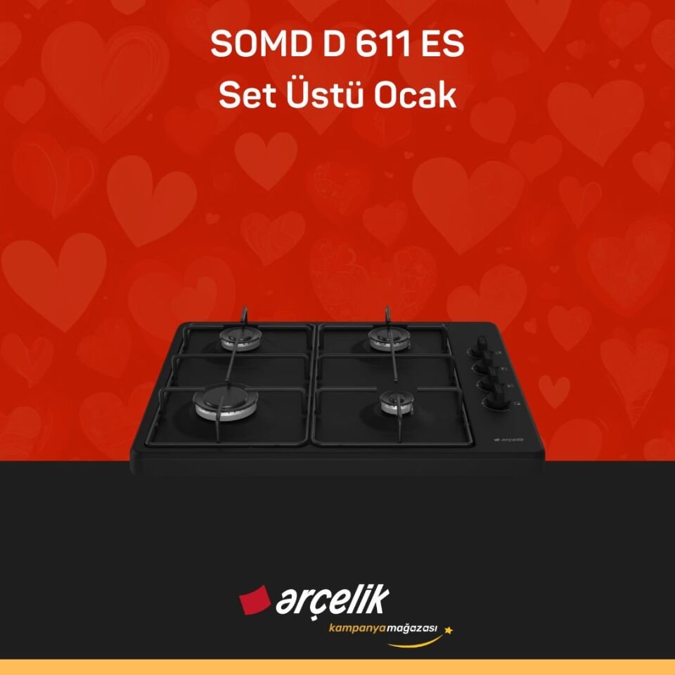 ARÇELİK SOMD D 611 ES Set Üstü Ocak