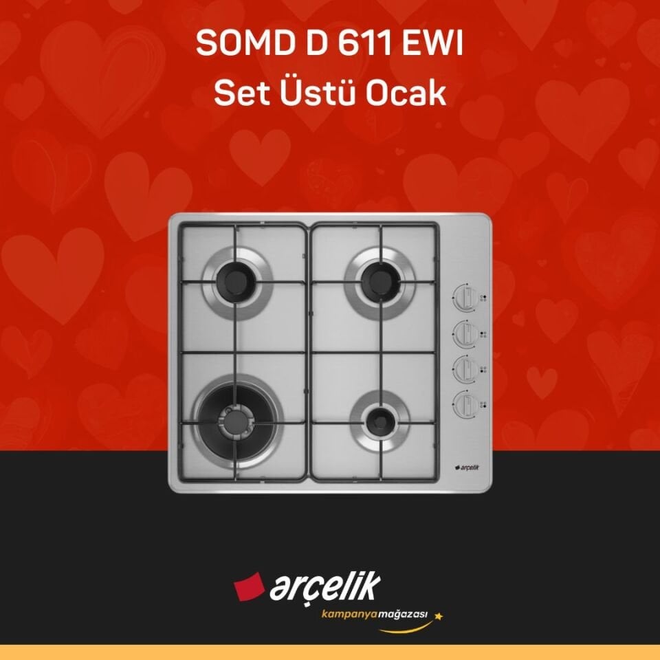 ARÇELİK SOMD D 611 EWI Set Üstü Ocak