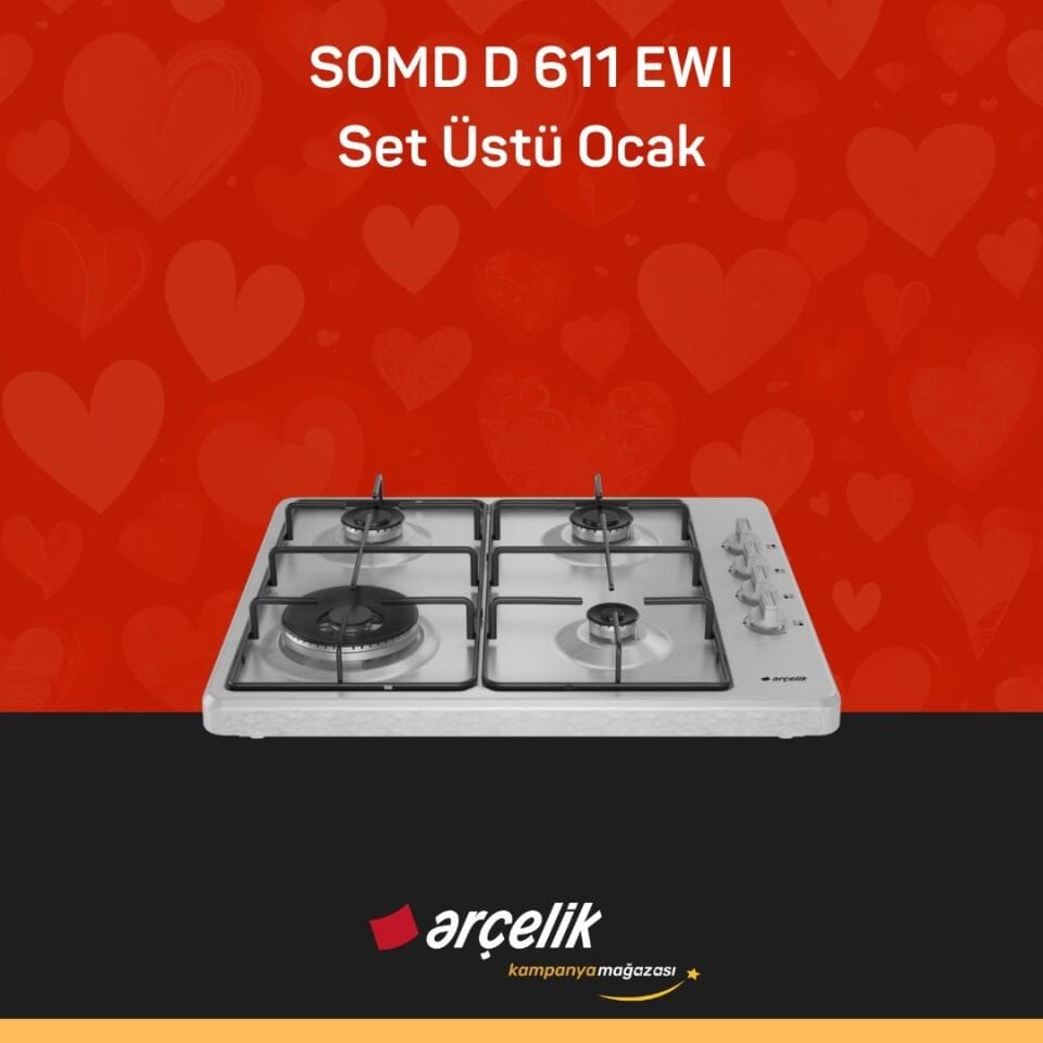 ARÇELİK SOMD D 611 EWI Set Üstü Ocak
