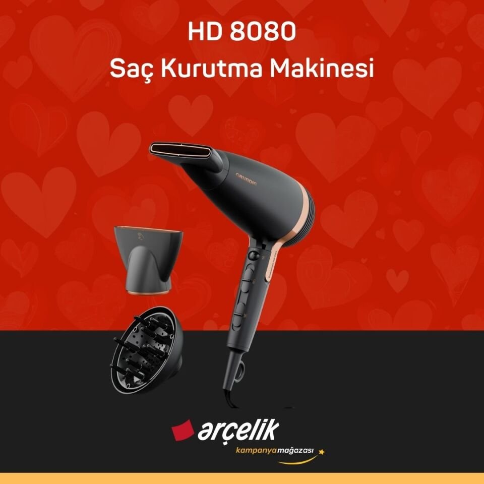 HD 8080 Saç Kurutma Makinesi