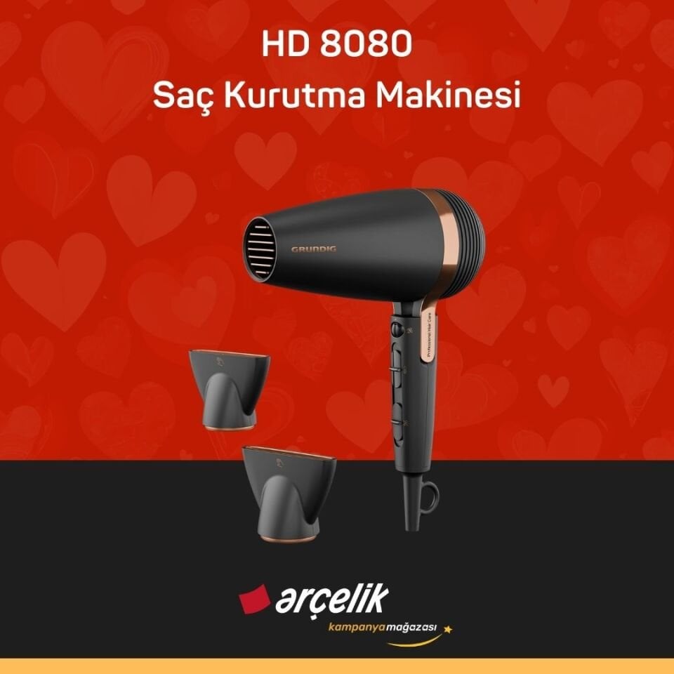 HD 8080 Saç Kurutma Makinesi