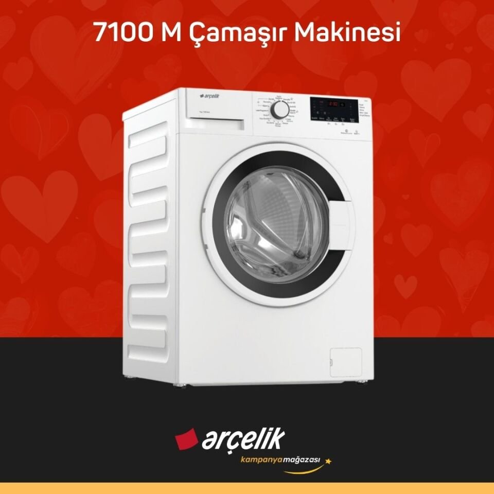 ARÇELİK 7100 M Çamaşır Makinesi -  700 KT Kurutma Makinesi