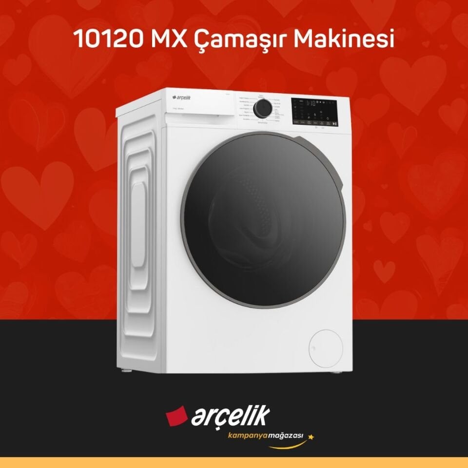 ARÇELİK 10120 MX Çamaşır Makinesi - 1001 KMX Kurutma Makinesi