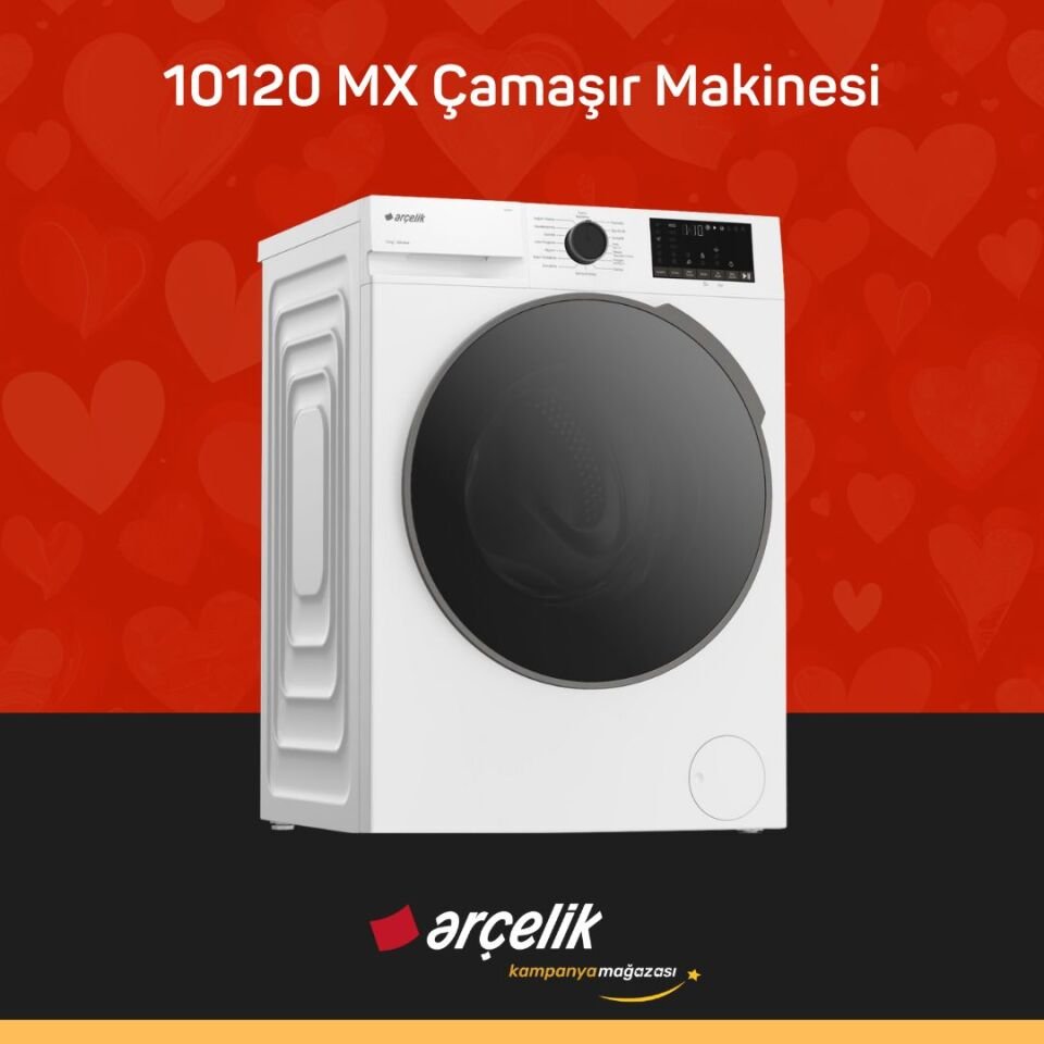 ARÇELİK 10120 MX Çamaşır Makinesi - 1001 KMX Kurutma Makinesi