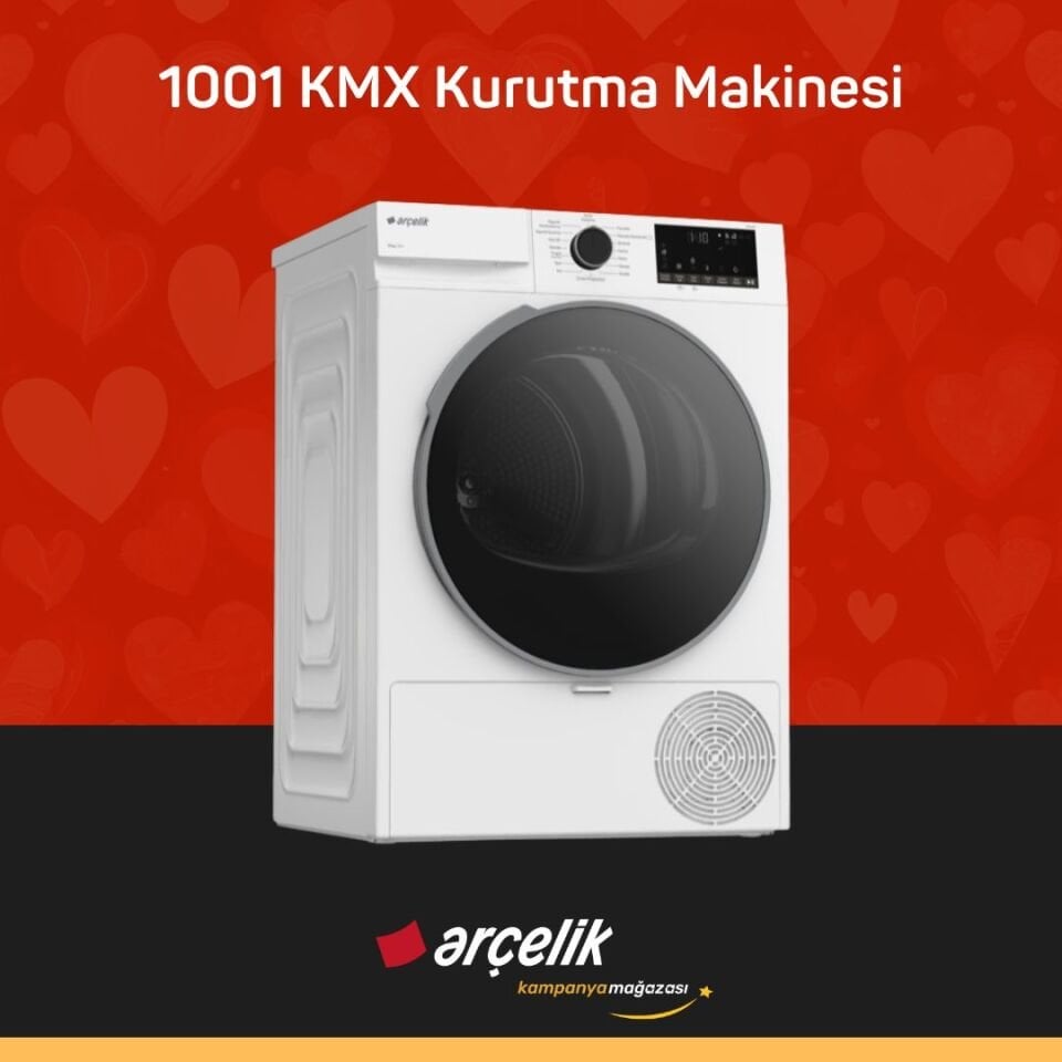 ARÇELİK 10120 MX Çamaşır Makinesi - 1001 KMX Kurutma Makinesi
