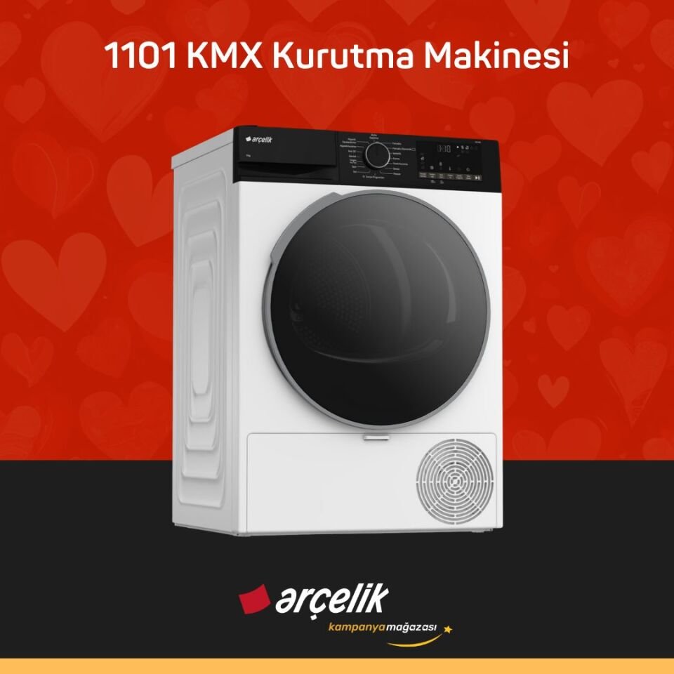 ARÇELİK 11141 M Çamaşır Makinesi - 1101 KMX Kurutma Makinesi