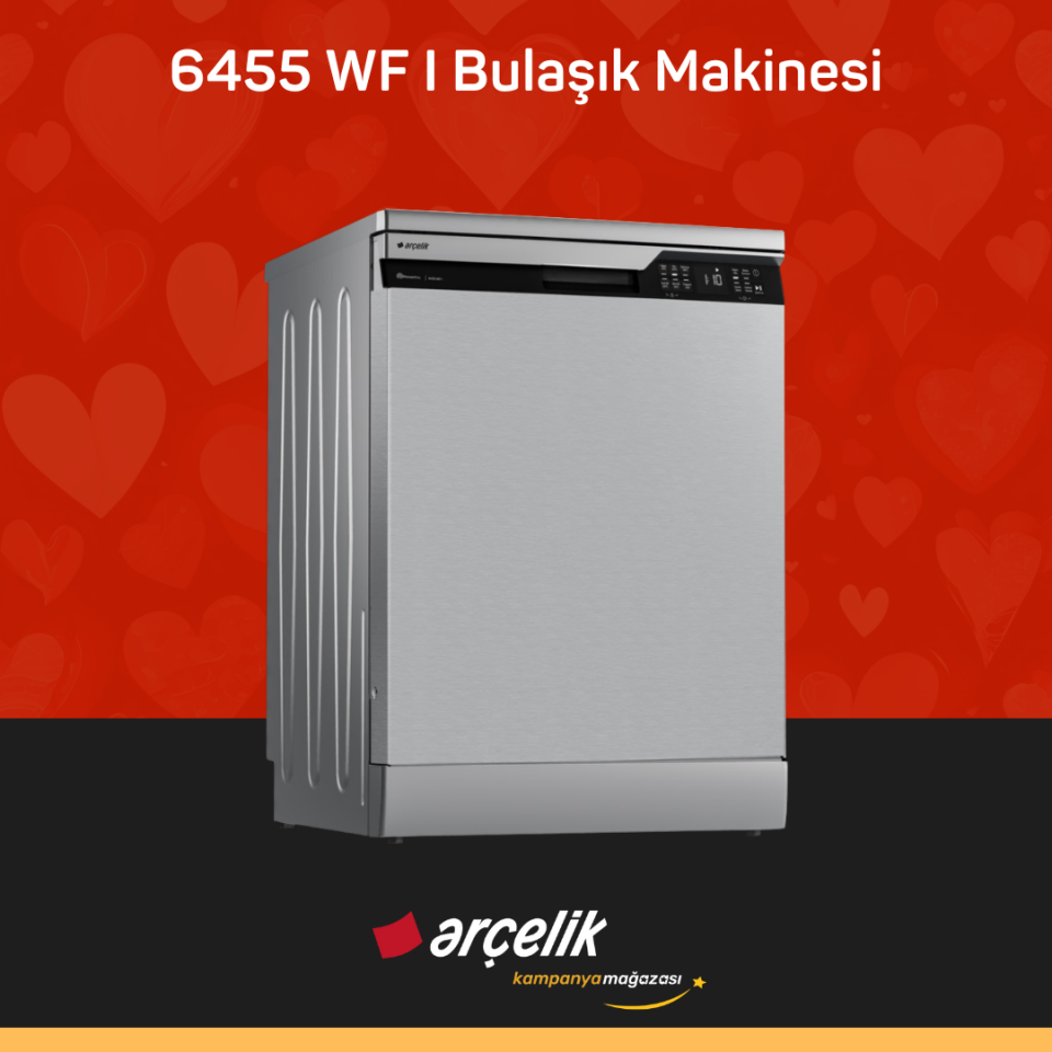 ARÇELİK 6455 WF I Bulaşık Makinesi - 901 KMX S Kurutma Makinesi