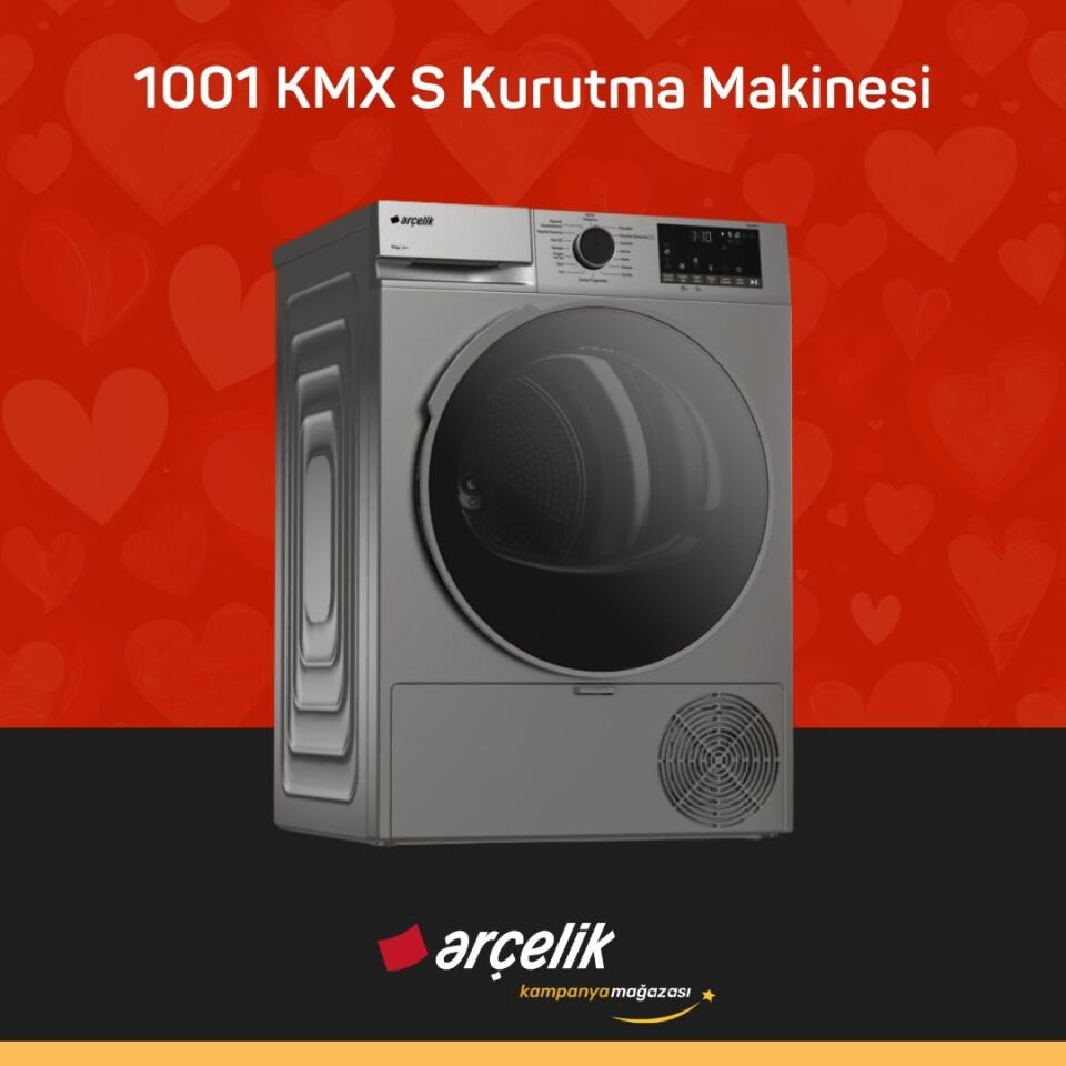 ARÇELİK 6455 WF I Bulaşık Makinesi - 1001 KMX S Kurutma Makinesi